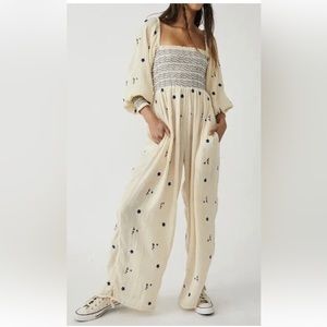 Free People Dahlia Jumpsuit Sz M
